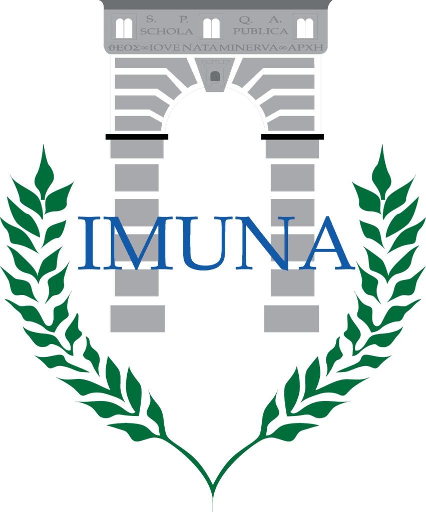 IMUNA Logo The logo of the IMUNA conference, pictures a gate with leaves