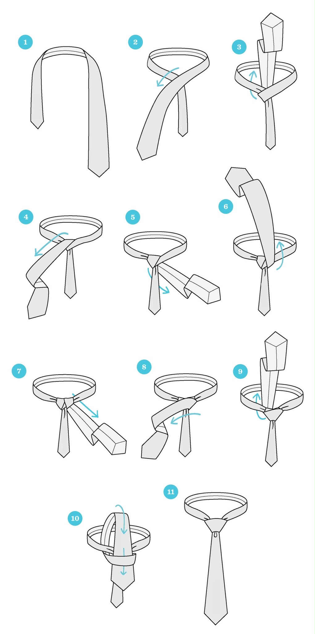 How to tie a tie